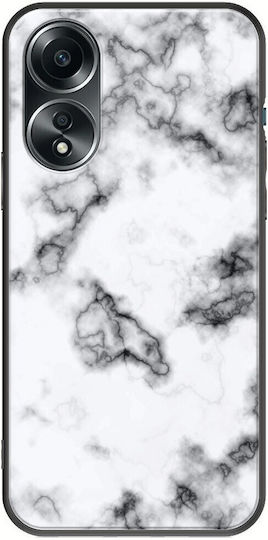 Agate Stone - White Umschlag Rückseite Silikon Mehrfarbig (Oppo A78 5G)
