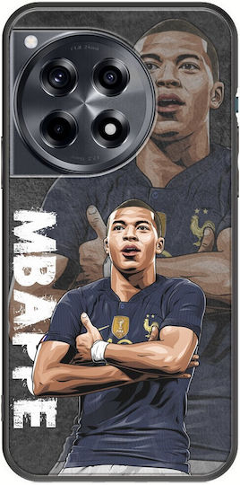 Football Stars Kylian Mbappe France Задна корица Силикон Многоцветен (OnePlus 12R)