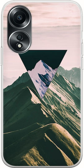 Mountains Umschlag Rückseite Silikon Mehrfarbig (Oppo A78 5G)