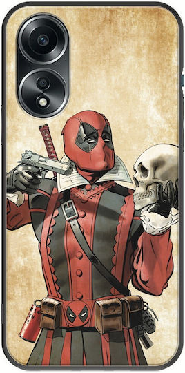 Deadpool Hamlet Umschlag Rückseite Silikon Mehrfarbig (Oppo A78 5G)