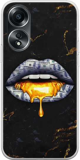Lava Mouth Umschlag Rückseite Silikon Mehrfarbig (Oppo A78 5G)