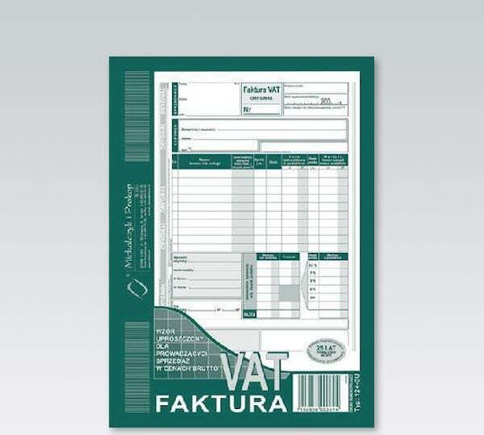 D Fakt.vat Din Brut A5 2skl 124-3e Invoice Printing