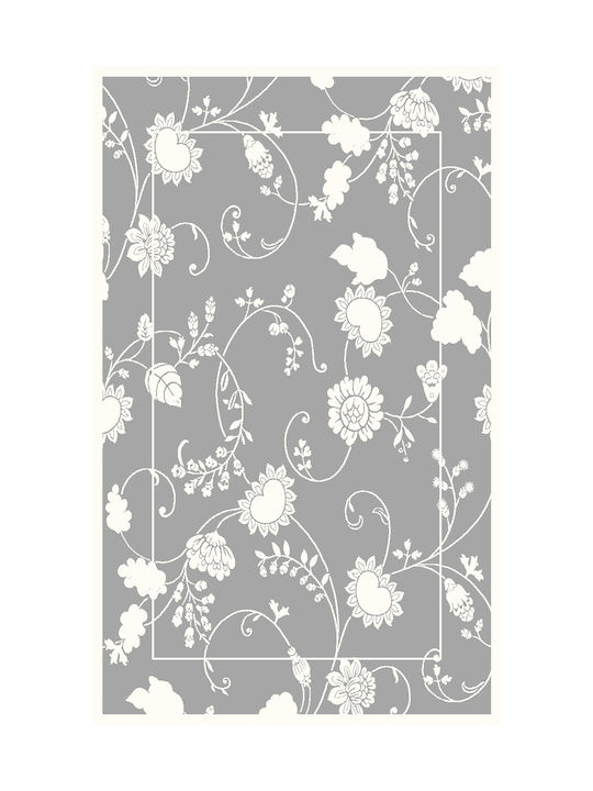 Klonaras Muse 59004 Rug Rectangular Silver Cream