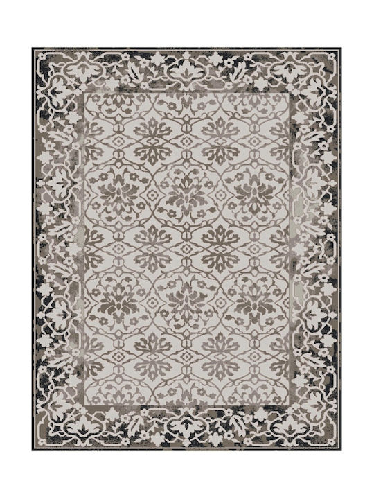 Klonaras Muse 2060 Rug Rectangular Silver Black