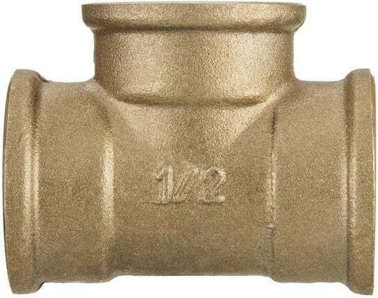 Invena Pipe Connection Brass 1/2" ZM-05-015