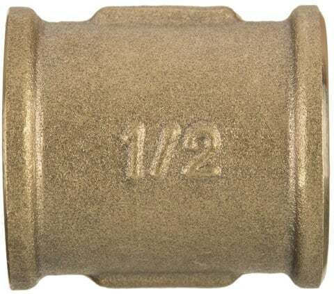 Invena Θηλυκή Σύνδεση Σωλήνα Ορειχάλκινη 1/2" ZM-04-015