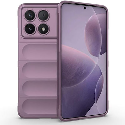 Techsuit Shield Coperta din spate Silicon Violet (Poco X6 Pro - Traducere: Poco X6 Pro)