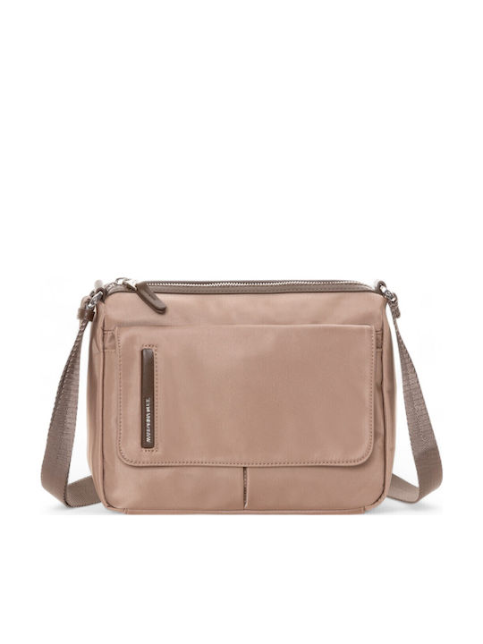 Hunter Handtasche Damen Posttasche Taupe