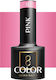 Activeshop Halb-permanenter Nagellack Pink 317 5gr 1Stück