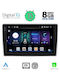 Digital IQ Car-Audiosystem 2DIN (Bluetooth/USB/AUX/WiFi/GPS/Apple-Carplay/Android-Auto) mit Touchscreen 9"