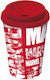 Stor Avengers Μπουκάλι Θερμός Πλαστικό 390ml Red