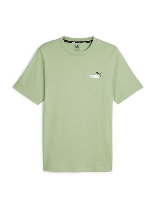 Puma Ανδρικό T-shirt Κοντομάνικο Πράσινο