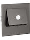 Zamel Wall-Mounted Outdoor Light LED IP20 0.64W with Warm White Light 7.3x7.3εκ.