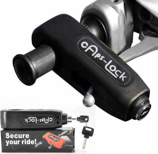 Caps Motorcycle Lever Lock in Black