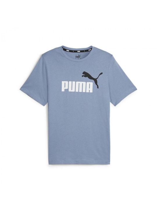 Puma Ανδρικό T-shirt Κοντομάνικο Zan Blue