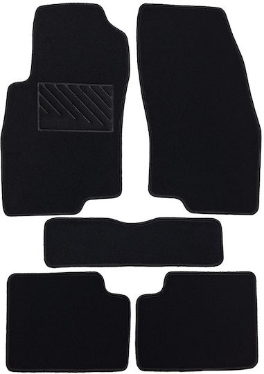 Set of Front and Rear Mats 4pcs for Fiat Grande Punto 2005-2012 Black