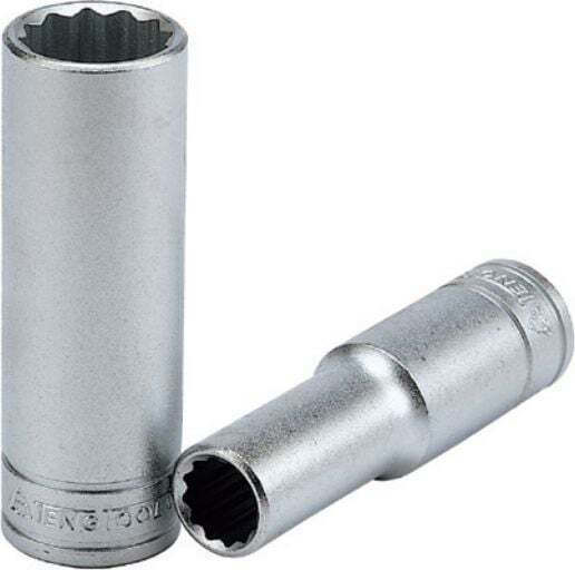 Teng Tools Καρυδάκι Εξάγωνο Μακρύ με Καρέ Υποδοχής 1/2" Διάμετρος 12 / 1/2" / 32