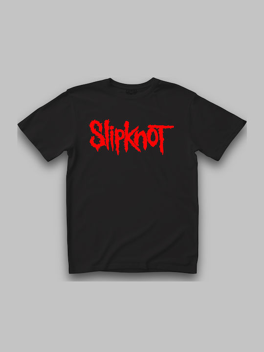 Μπλούζα Μαύρη Slipknot Κόκκινο Τύπωμα