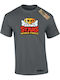 Men's Gaming Cotton T-Shirt Takeposition Brawl Stars World Finals Dark Gray 320-4506b-08