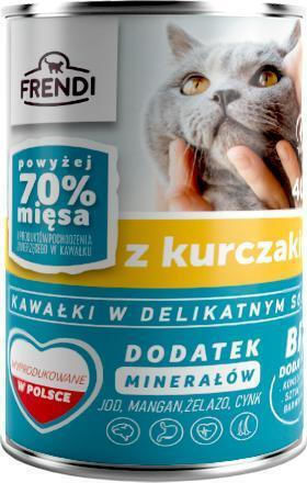 Pet Republic Nassfutter für Katzen in Dose mit Huhn Diät 400gr