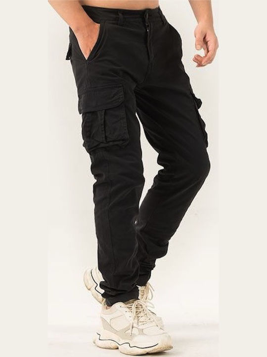 Cargo Gerade Hose Schwarz