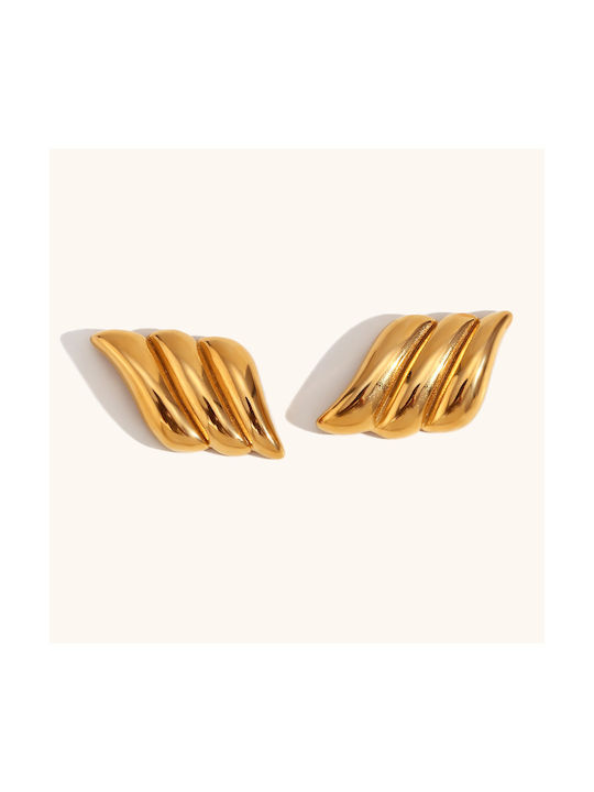 Hermes Earrings Gold-plated Steel