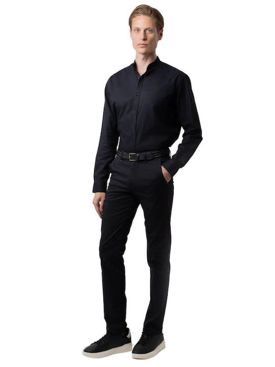 The Bostonians Hose Chino Elastisch Schwarz
