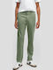 Trousers Chino Elastic in Slim Fit Mintgreen