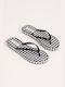 Noidinotte Frauen Flip Flops in Schwarz Farbe