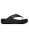 Crocs Frauen Flip Flops mit Plattform in Schwarz Farbe