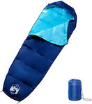 vidaXL Schlafsack Einzeln Blue