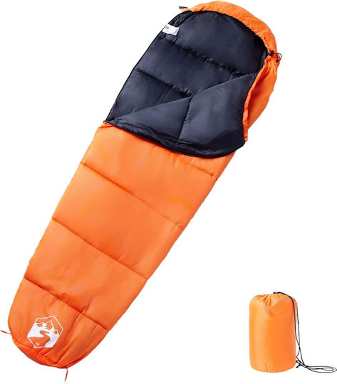 vidaXL Sleeping Bag Μονό Πορτοκαλί