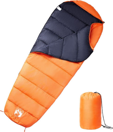 vidaXL Sac de dormit Single Portocaliu
