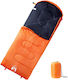 vidaXL Sleeping Bag Μονό Πορτοκαλί