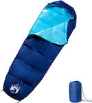 vidaXL Sleeping Bag Single Blue