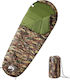 vidaXL Sleeping Bag Μονό Πράσινο