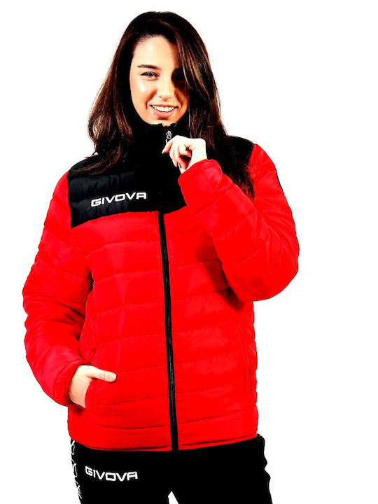 Givova Herren Jacke Lässig Rot