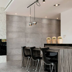 Keros London Acero Floor Interior Matte Tile 90x30cm Acero