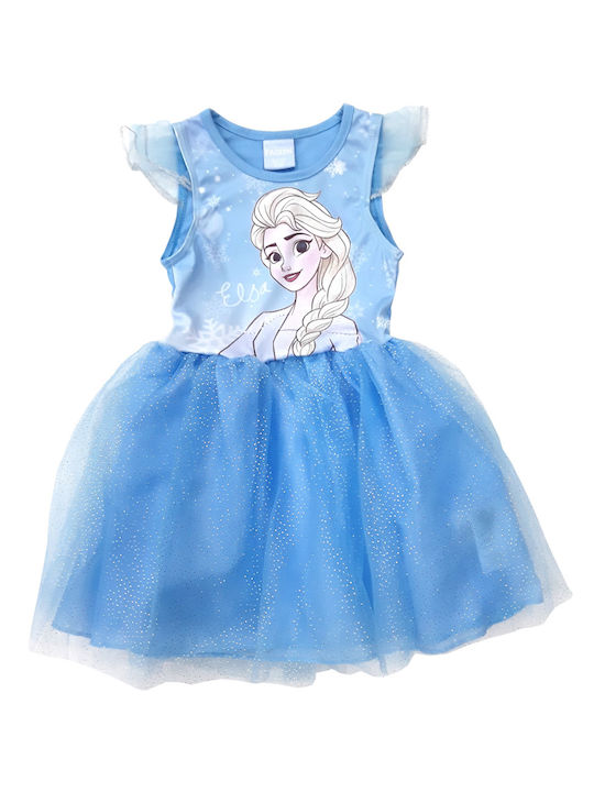 Disney Παιδικό Φόρεμα Τούλινο Turquoise