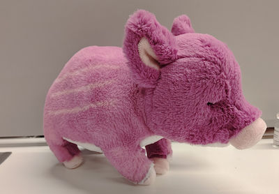 Plush Piglet 21cm Pink