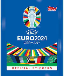 Topps Aufkleber Uefa Euro 2024 Booster Pack Uefa Euro 2024