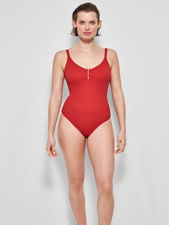 Gisela Costum de baie întreg RED