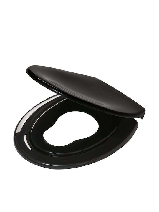 TIGER Bidet Plastic Toilet Seat Black 44.7cm