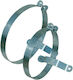 Metallwork Στήριγμα Καπνοδόχου Inox 120mm Ασημί