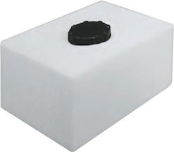 Panthermica Plastic Water Petroleum Storage Tank Parallelepiped Vertical 50lt White