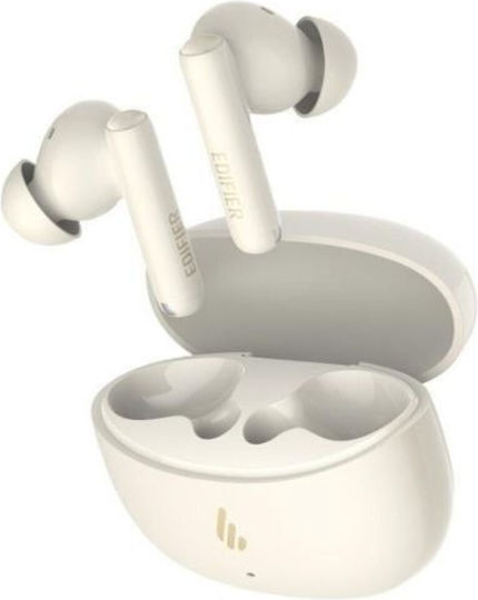 Edifier X5 Pro In-Ear Bluetooth-Freisprecheinrichtung Kopfhörer mit Schweißresistenz und Ladeetui Ivory