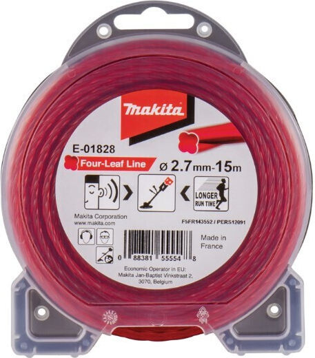 Makita E-01828 Μεσινέζα Στρογγυλή Μήκους 15m και Πάχους 2.7mm