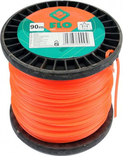 Flo 89458 Mähfaden Länge 90m und Dicke 2.6mm