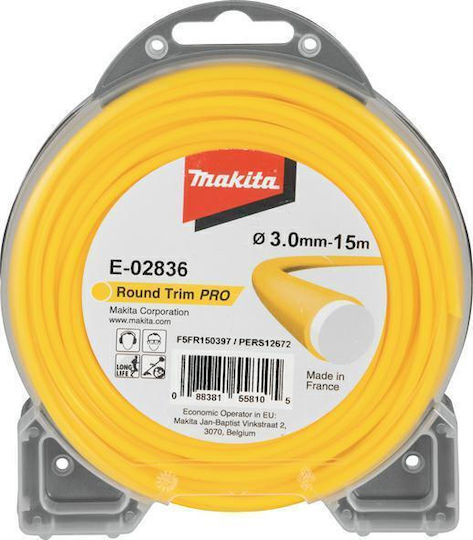 Makita E-02836 Μεσινέζα Στρογγυλή Μήκους 15m και Πάχους 3mm