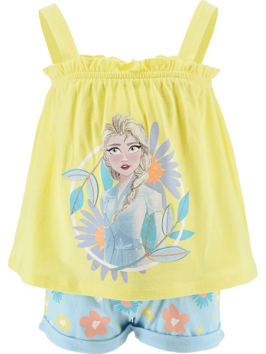 Kinder-Set mit Shorts Sommer 2Stück Yellow